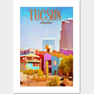 Tuscon Arizona Travel Poster Posters and Art